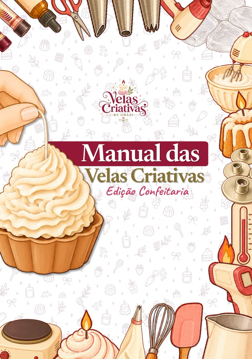Capa oficial do Manual das Velas Criativas