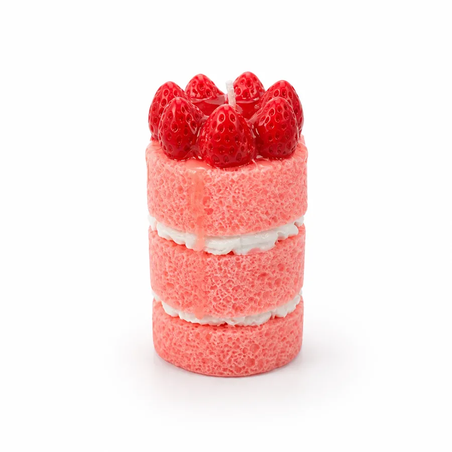 Vela naked cake em camadas